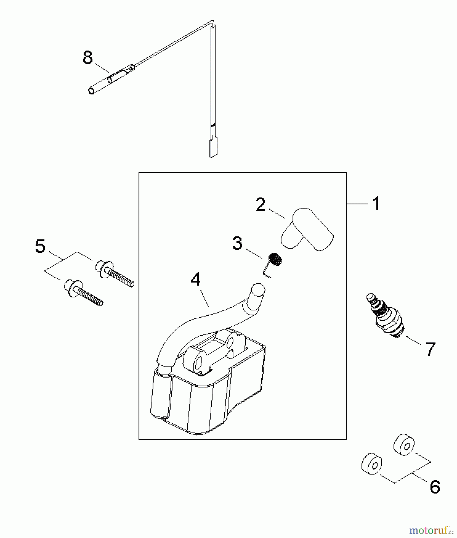  Shindaiwa Trimmer, Faden / Bürste C344 - Shindaiwa String Trimmer / Brush Cutter, S/N: T15012001001 - T1501299 Ignition