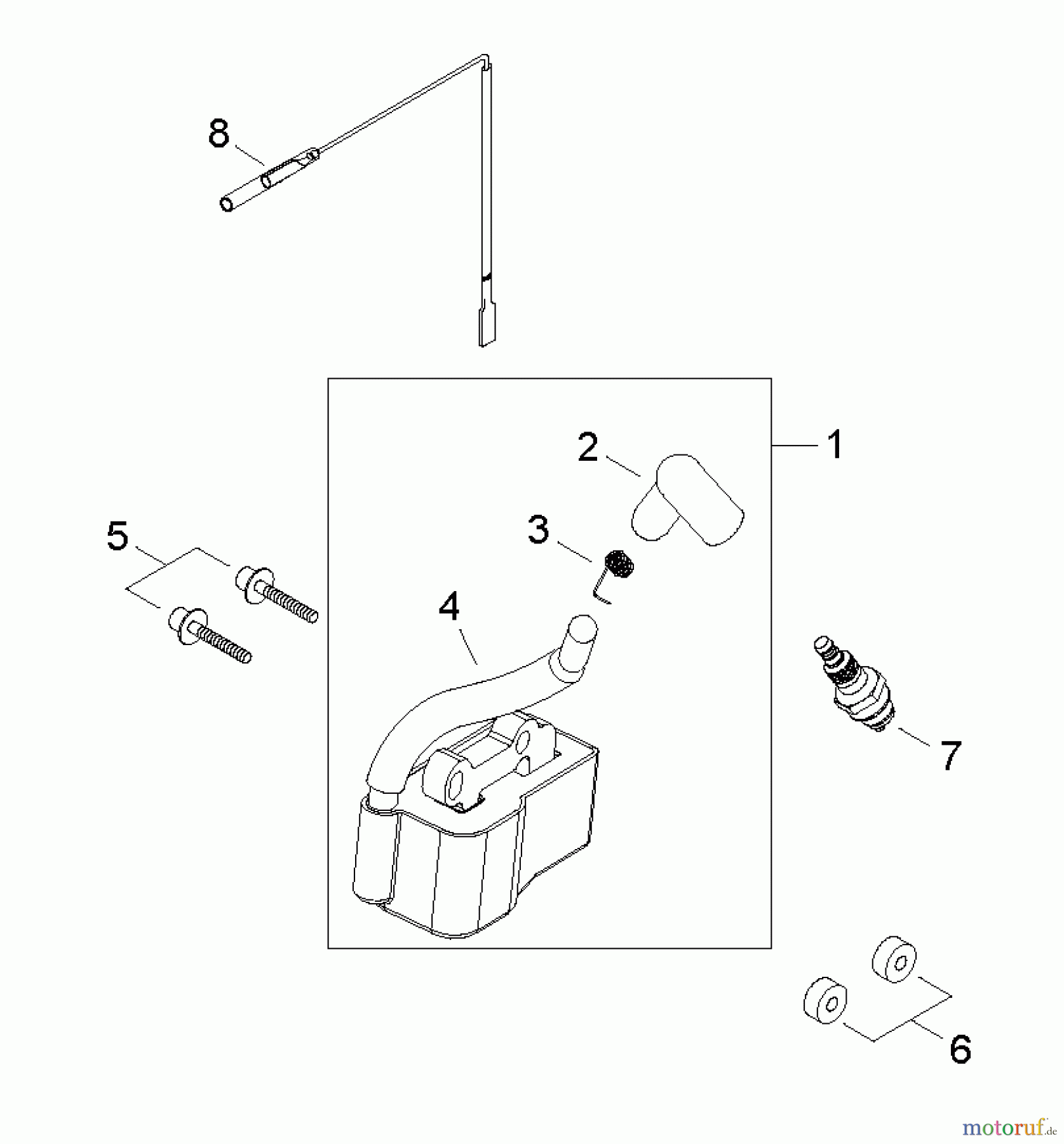  Shindaiwa Trimmer, Faden / Bürste C344 - Shindaiwa String Trimmer / Brush Cutter, S/N: T15213001001 - T1521399 Ignition