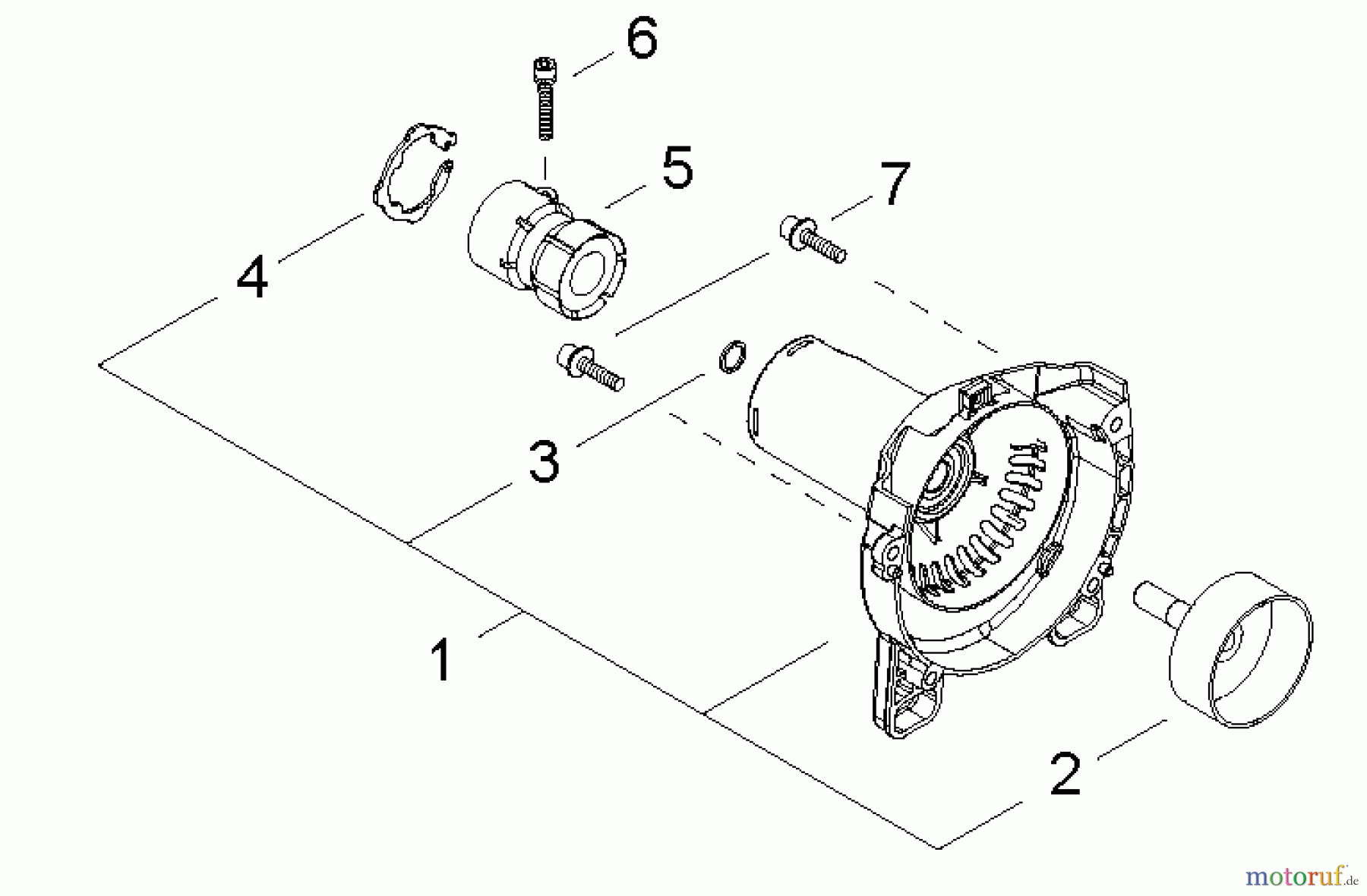  Shindaiwa Trimmer, Faden / Bürste F222-Shindaiwa String Trimmer Fan Cover Starting S/N 7115091