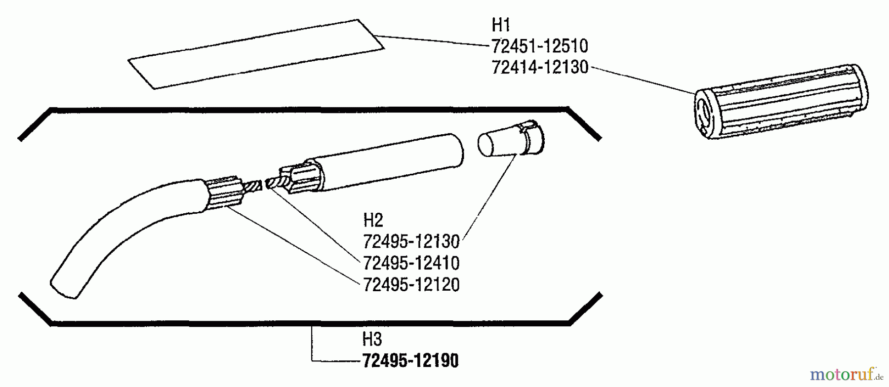  Shindaiwa Trimmer, Faden / Bürste F230 - Shindaiwa String Trimmer Outer Tube