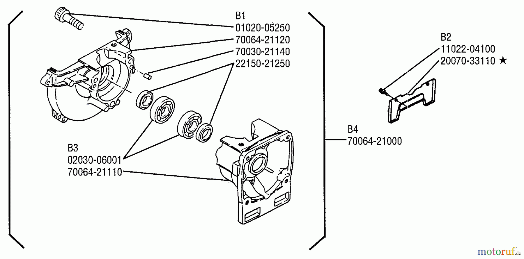  Shindaiwa Trimmer, Faden / Bürste T18 - Shindaiwa String Trimmer Crankcase Assembly