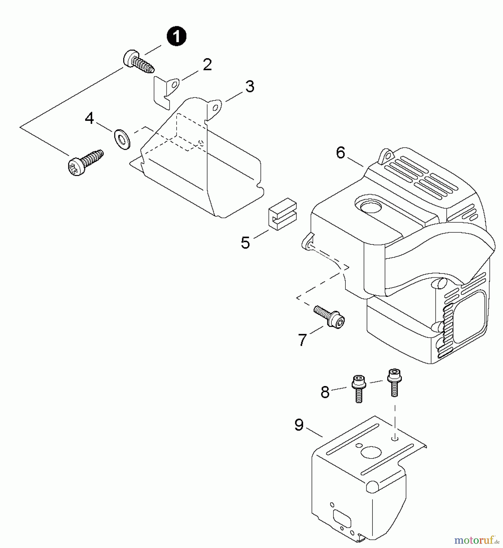  Shindaiwa Bläser / Sauger / Häcksler / Mulchgeräte EB633RT - Shindaiwa Back Pack Blower, Engine Cover