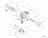 Shindaiwa AHS254 - Articulating Hedge Trimmer, S/N: T12513001001 - T1251399999 Spareparts Fan Case, Clutch