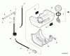 Shindaiwa M254 - Multi-Tool, S/N: T13011001001 - T13011999999 Spareparts Fuel System  S/N: T13011001001 - T13011001240