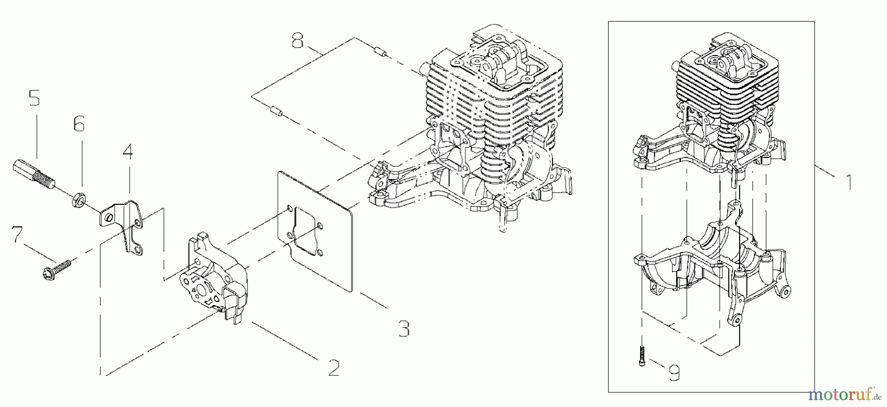  Shindaiwa Wasserpumpen GP3410 - Shindaiwa Water Pump Cylinder