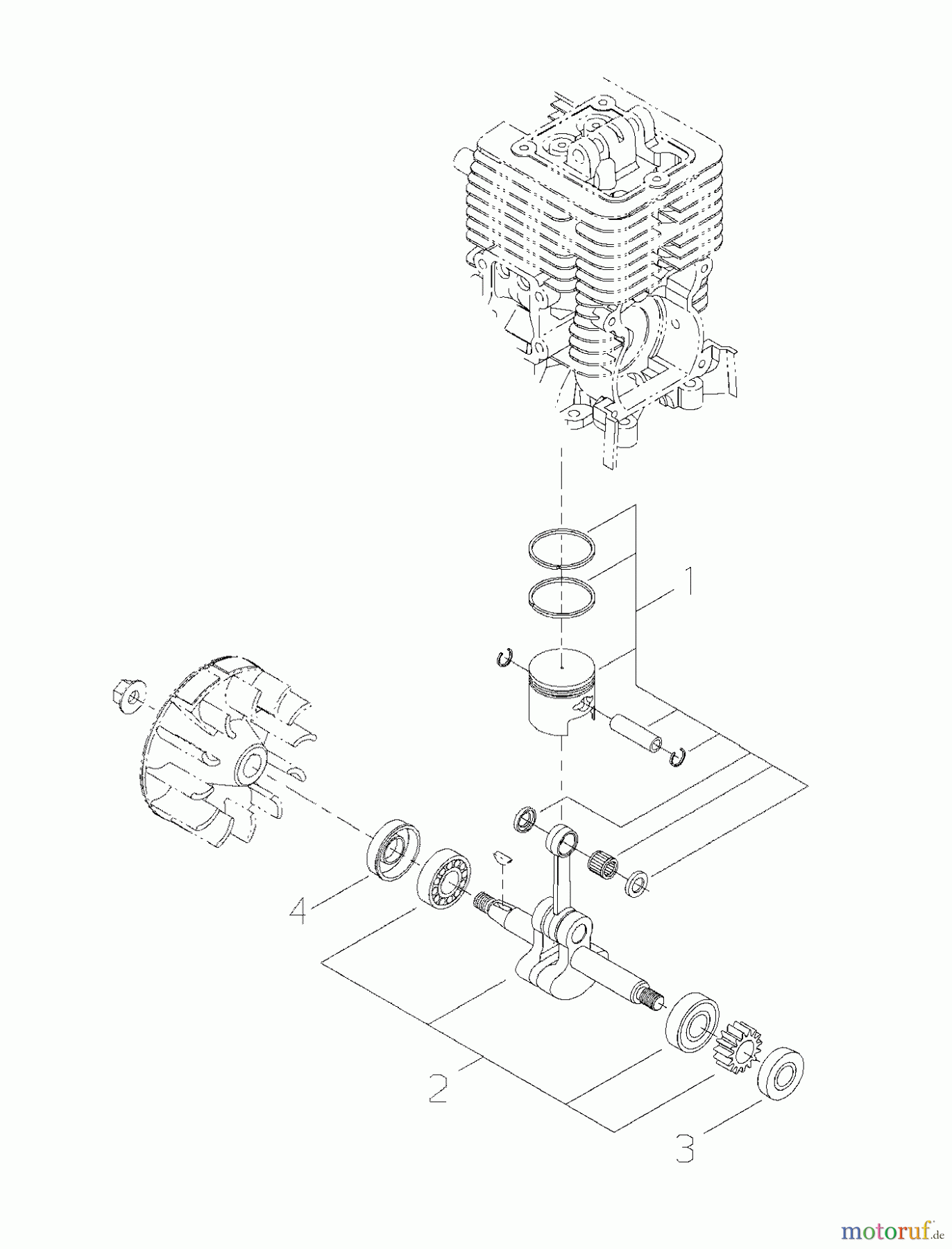  Shindaiwa Wasserpumpen GP3410 - Shindaiwa Water Pump Piston Set