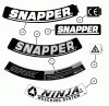 Snapper MRP216017BV (84686) - 21" Walk-Behind Mower, 6 HP, Steel Deck, MR Series 17 Spareparts DECALS (Continued)