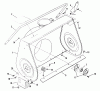 Snapper GI5242 - 24" Snowthrower, 5 HP, Two Stage, Intermediate Frame, Series 2 Spareparts Collector Housing (1 Piece Weldment)