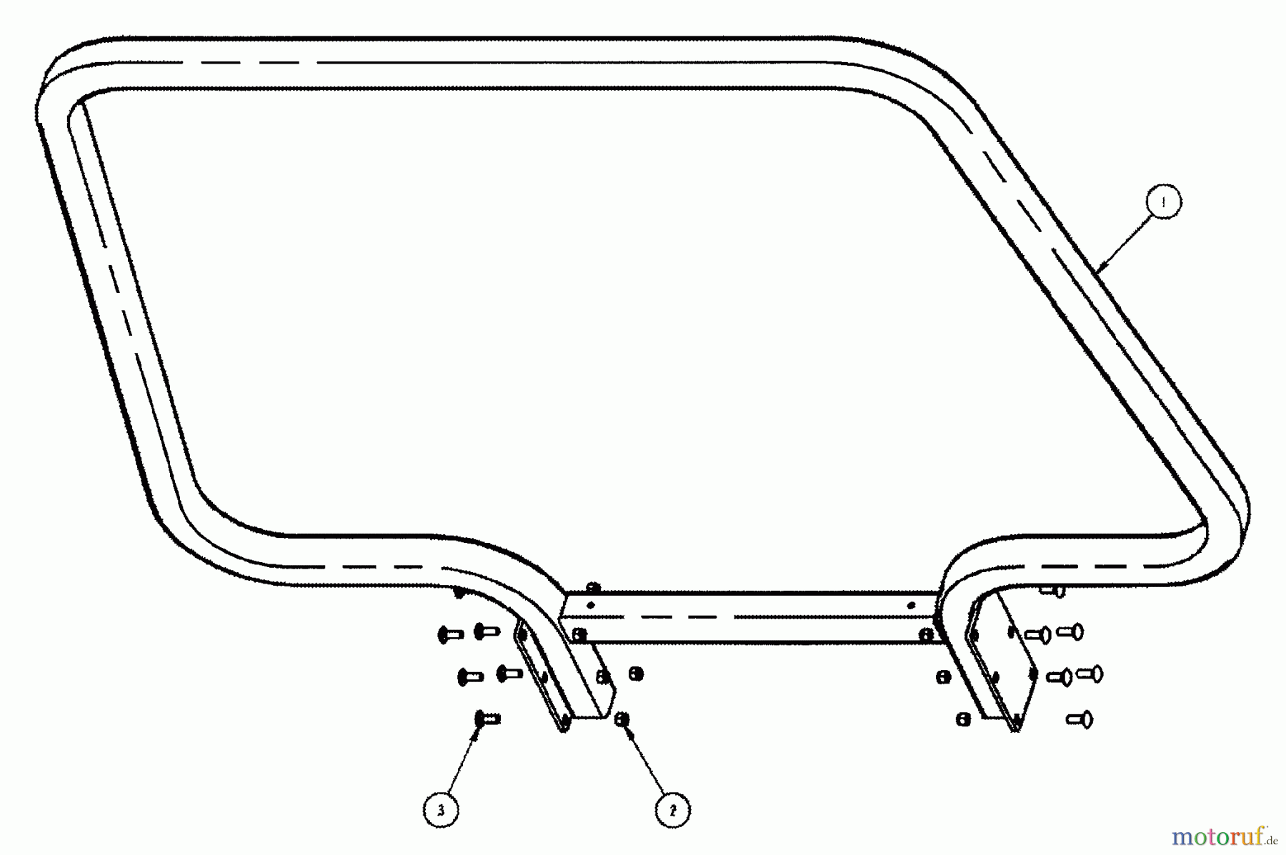  Snapper Utility Vehicles GC9520KW (84449) - Snapper 2x2 Grounds Cruiser Utility Vehicle, 9.5 HP, Series 0 Roll Over Protective Structure Accessory Group