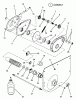 Snapper 7060947 - Bag N-Wagon, 30 Bushel E281022BE (84709) 28" 10 HP Rear Engine Rider Euro Series 22 Spareparts Chain Case, L.H. Fender