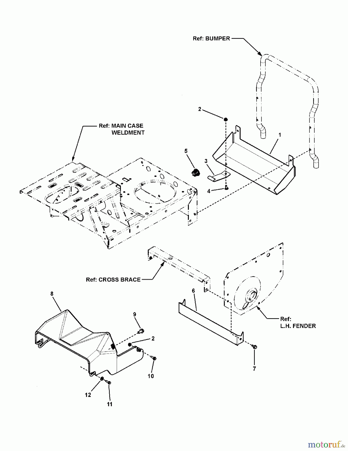  Snapper Zubehör. Rasenmäher 7060947 - Snapper Bag N-Wagon, 30 Bushel E331523KVE (7800502) 33