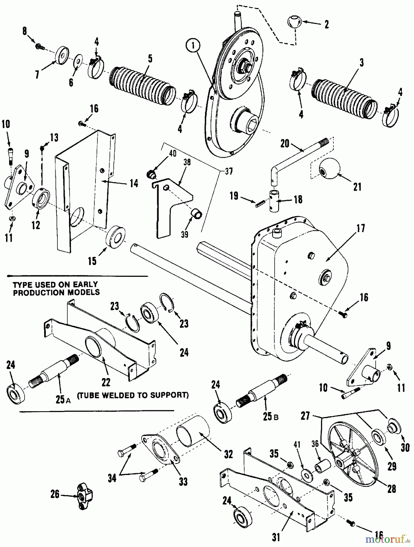  Snapper Zubehör. Rasenmäher 7060947 - Snapper Bag N-Wagon, 30 Bushel LT11000 11 HP Disc Drive Tractor Series 0 Drive Disc, Rear Axle Components