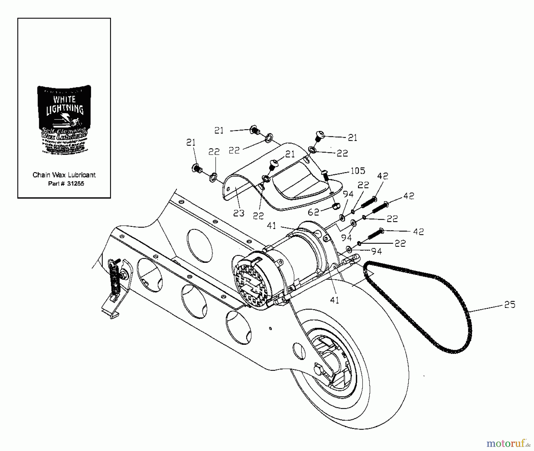  Tanaka Sonstiges TPB-450EL - Tanaka 450 Watt Electric PowerBoard Chain & Fender