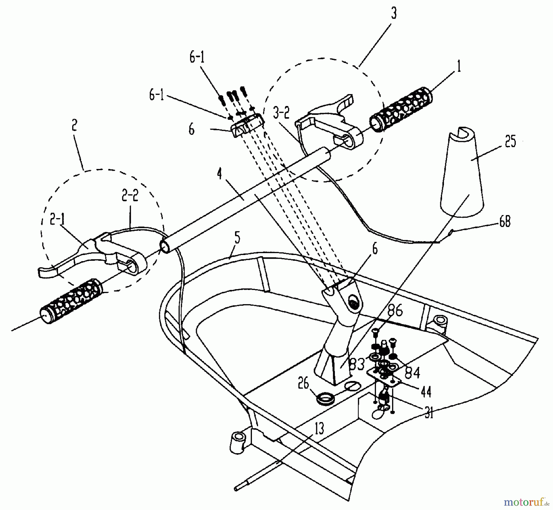  Tanaka Sonstiges TPK-400GS - Tanaka 40cc Paveracer Kart Handle & Controls