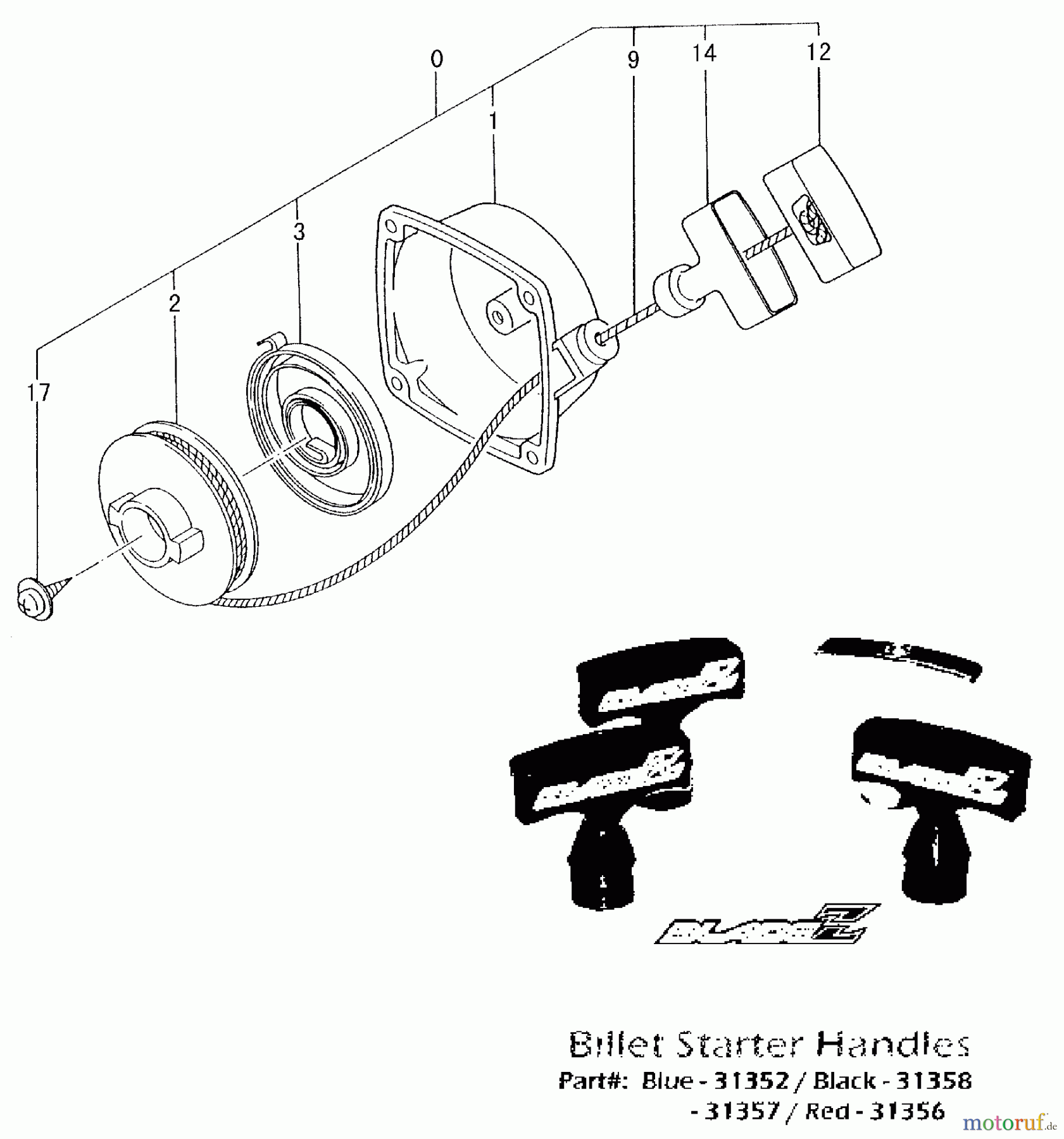  Tanaka Sonstiges TPK-400GS - Tanaka 40cc Paveracer Kart Recoil Starter