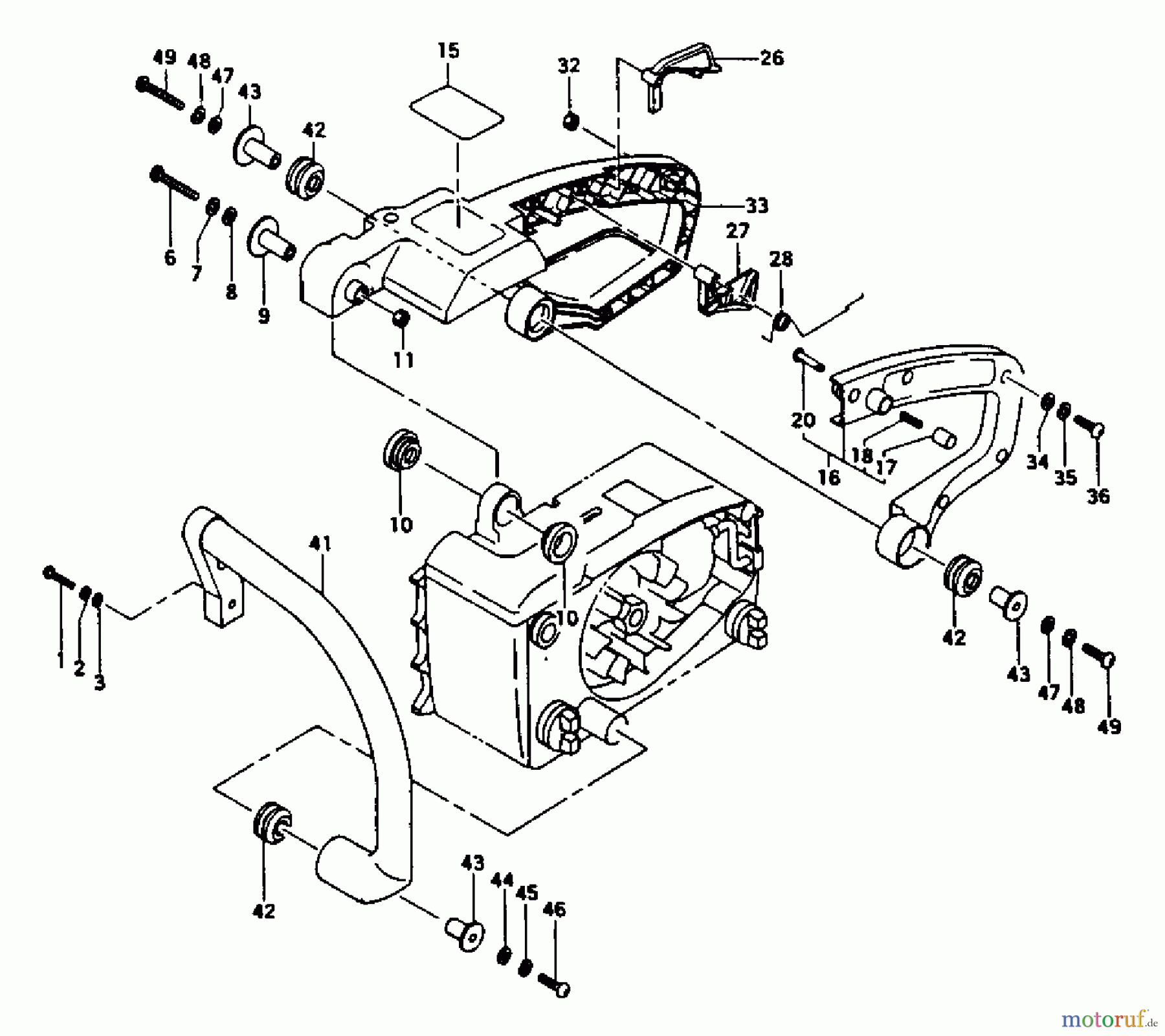  Tanaka Motorsägen ECS-330 - Tanaka Chainsaw Handle