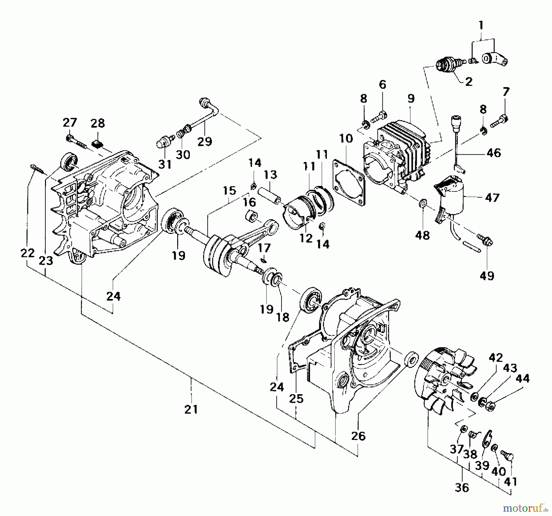  Tanaka Motorsägen ECS-4000 - Tanaka Chainsaw Engine