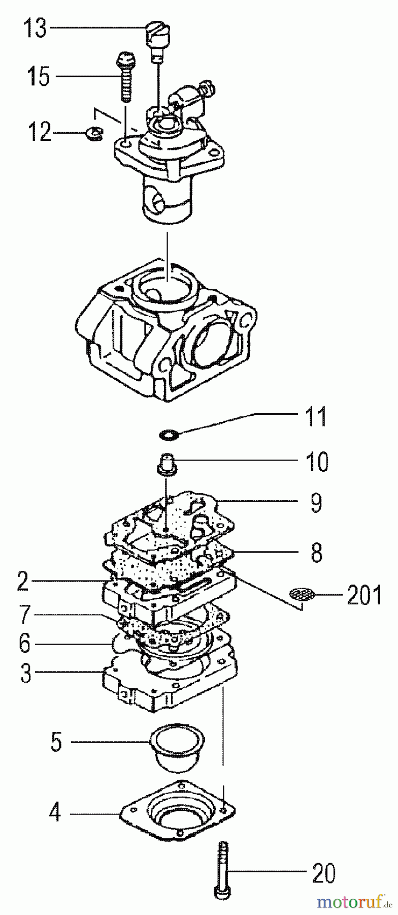  Tanaka Trimmer, Motorsensen TBC-2500 - Tanaka Grass Trimmer Carburetor