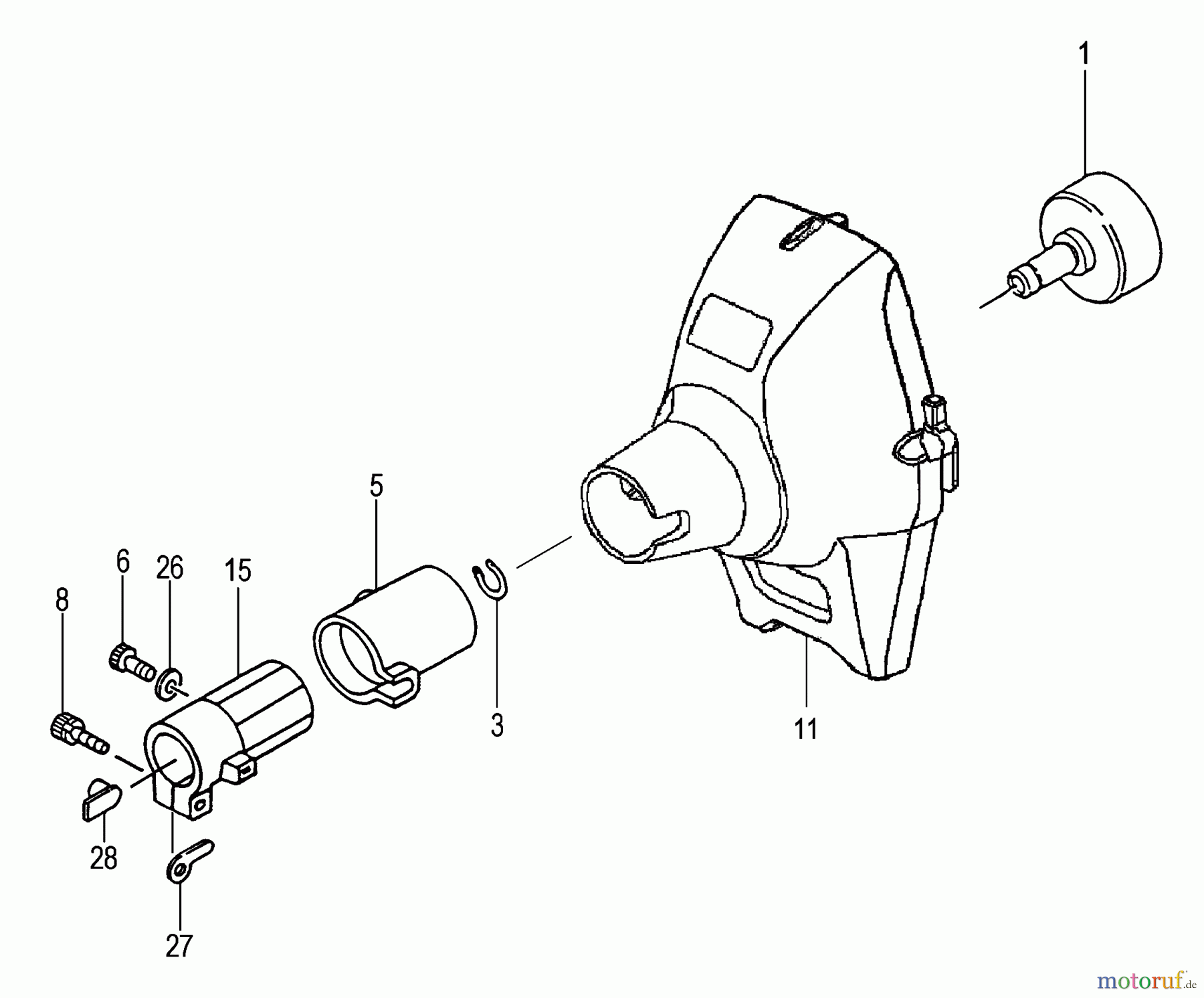  Tanaka Trimmer, Motorsensen TBC-255PF - Tanaka Grass Trimmer Fan Case & Clutch Drum