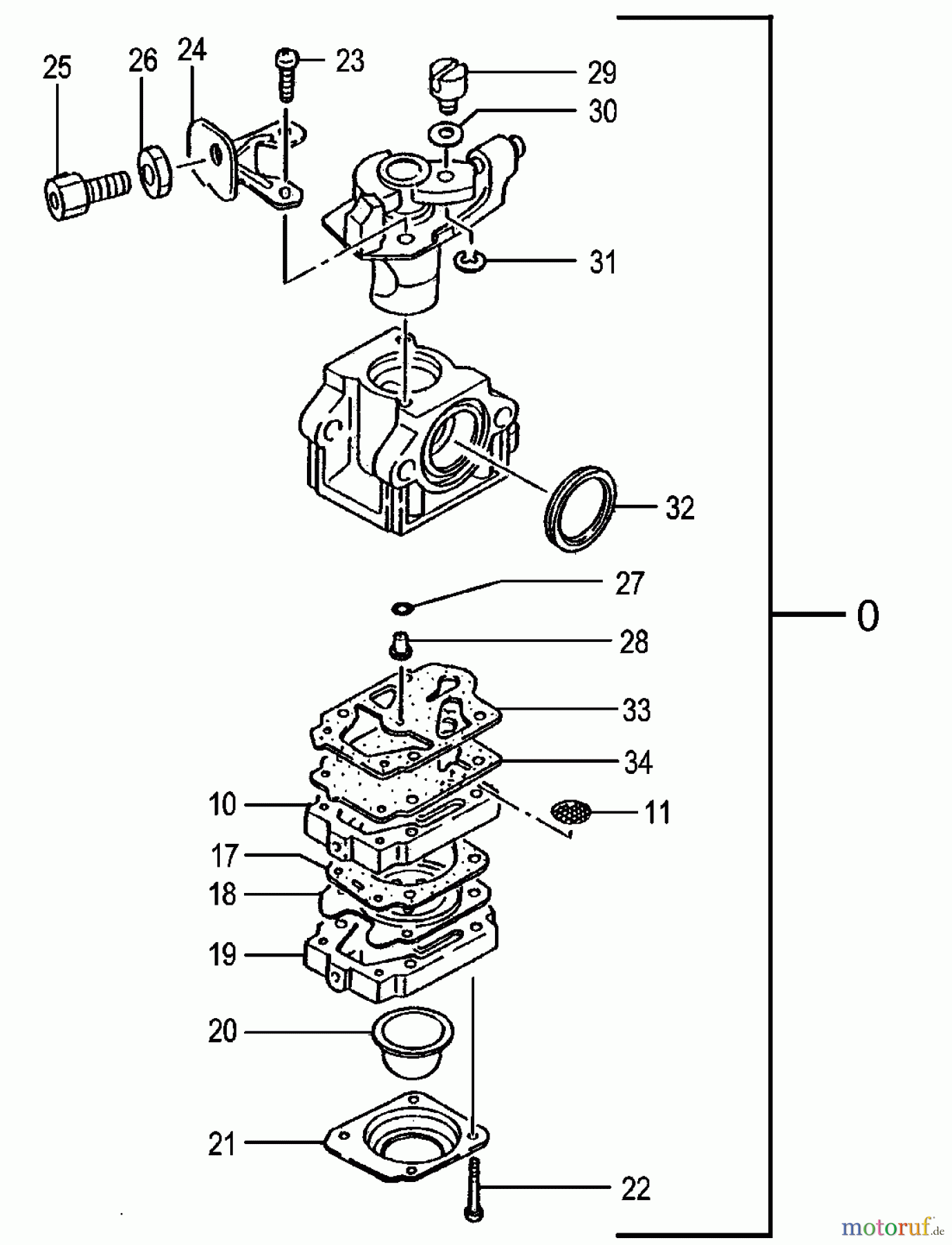  Tanaka Blasgeräte, Sauger, Häcksler, Mulchgeräte TBL-7600 - Tanaka Backpack Blower Carburetor