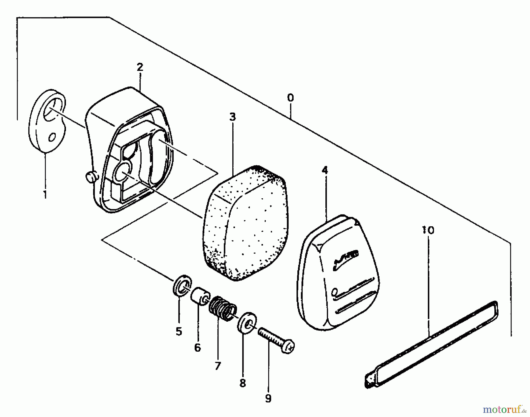  Tanaka Erdbohrer TED-232 - Tanaka Engine Drill Air Cleaner