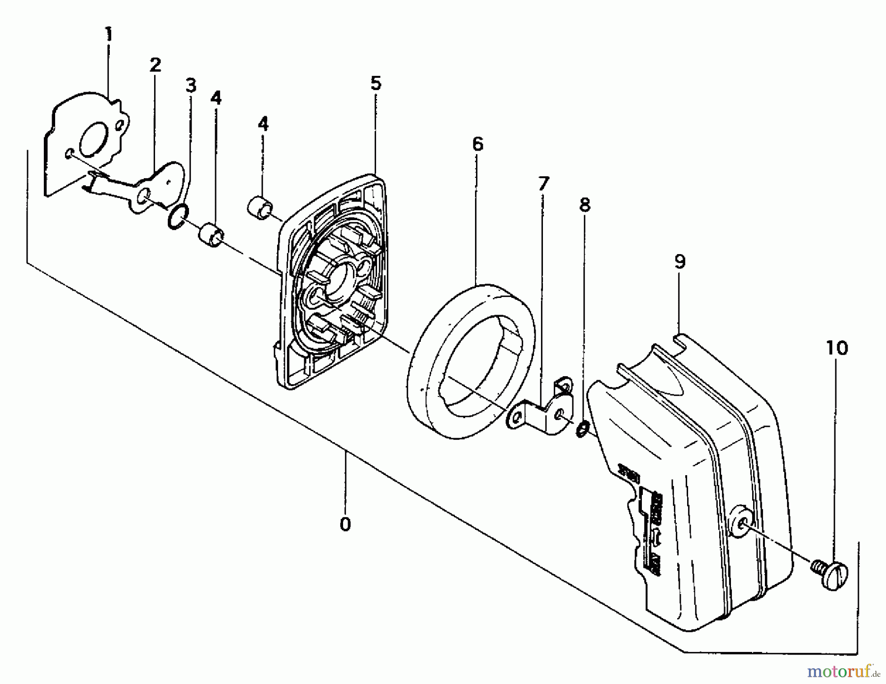  Tanaka Erdbohrer TED-260 - Tanaka Engine Drill Air Cleaner