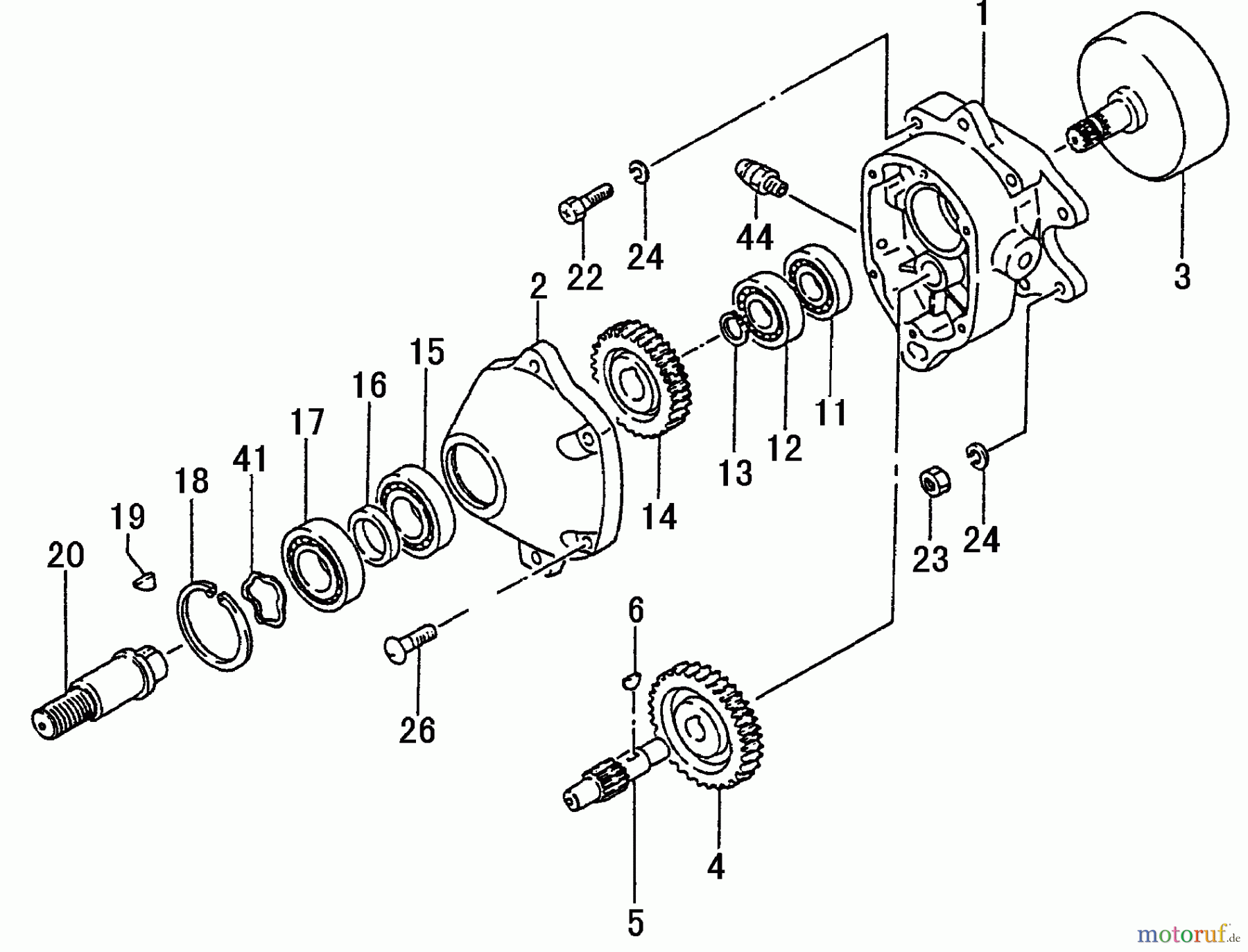  Tanaka Erdbohrer TED-262HS - Tanaka High Speed Concrete Coring Drill Gear Case, Clutch Drum