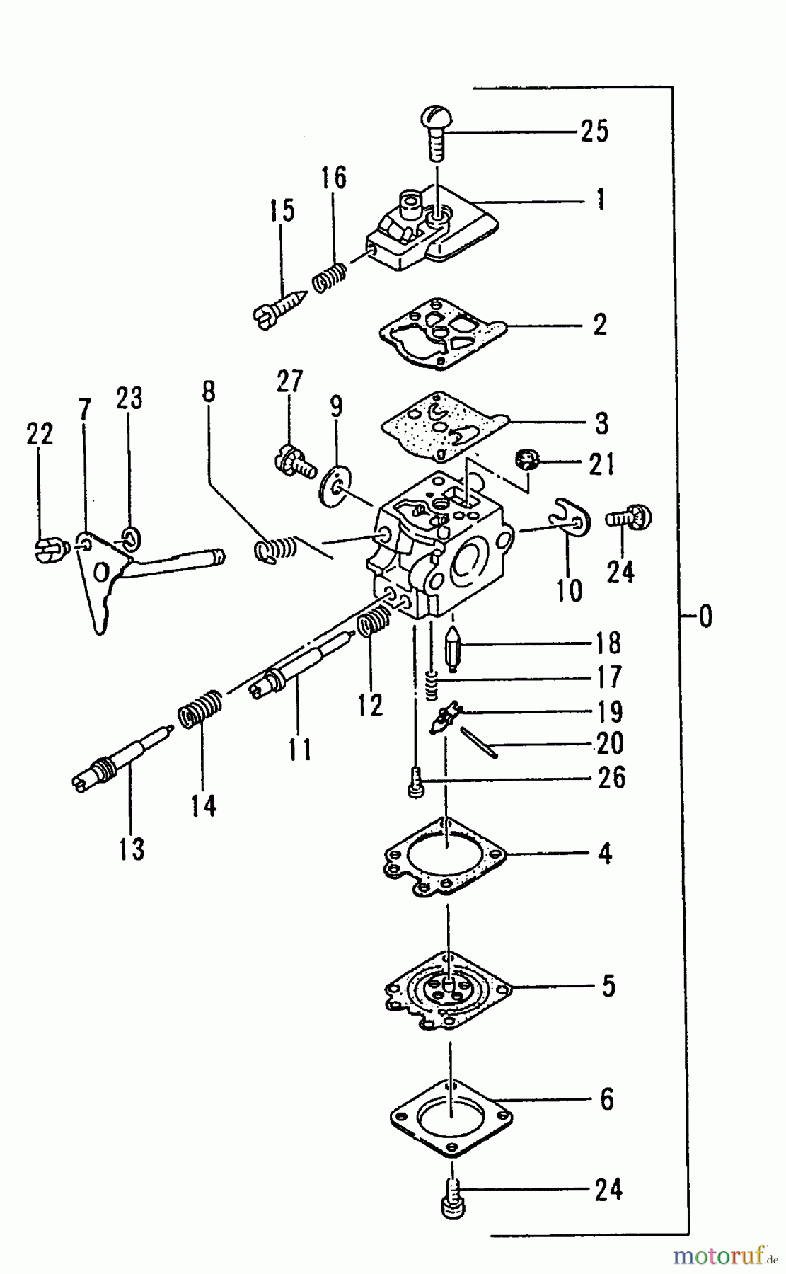  Tanaka Erdbohrer TED-262R - Tanaka Engine Drill W/Reverse Carburetor ~S279070