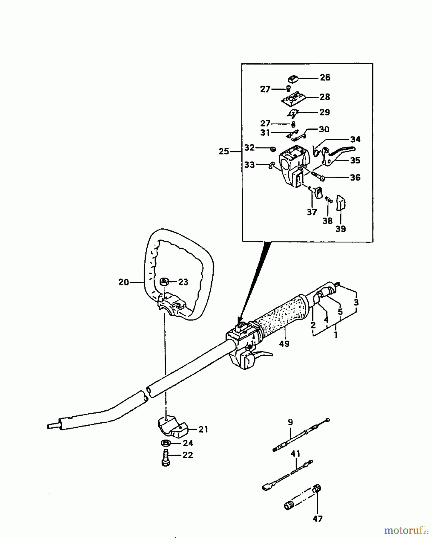  Tanaka Kantenschneider TPE-250 - Tanaka Portable Edger Handle