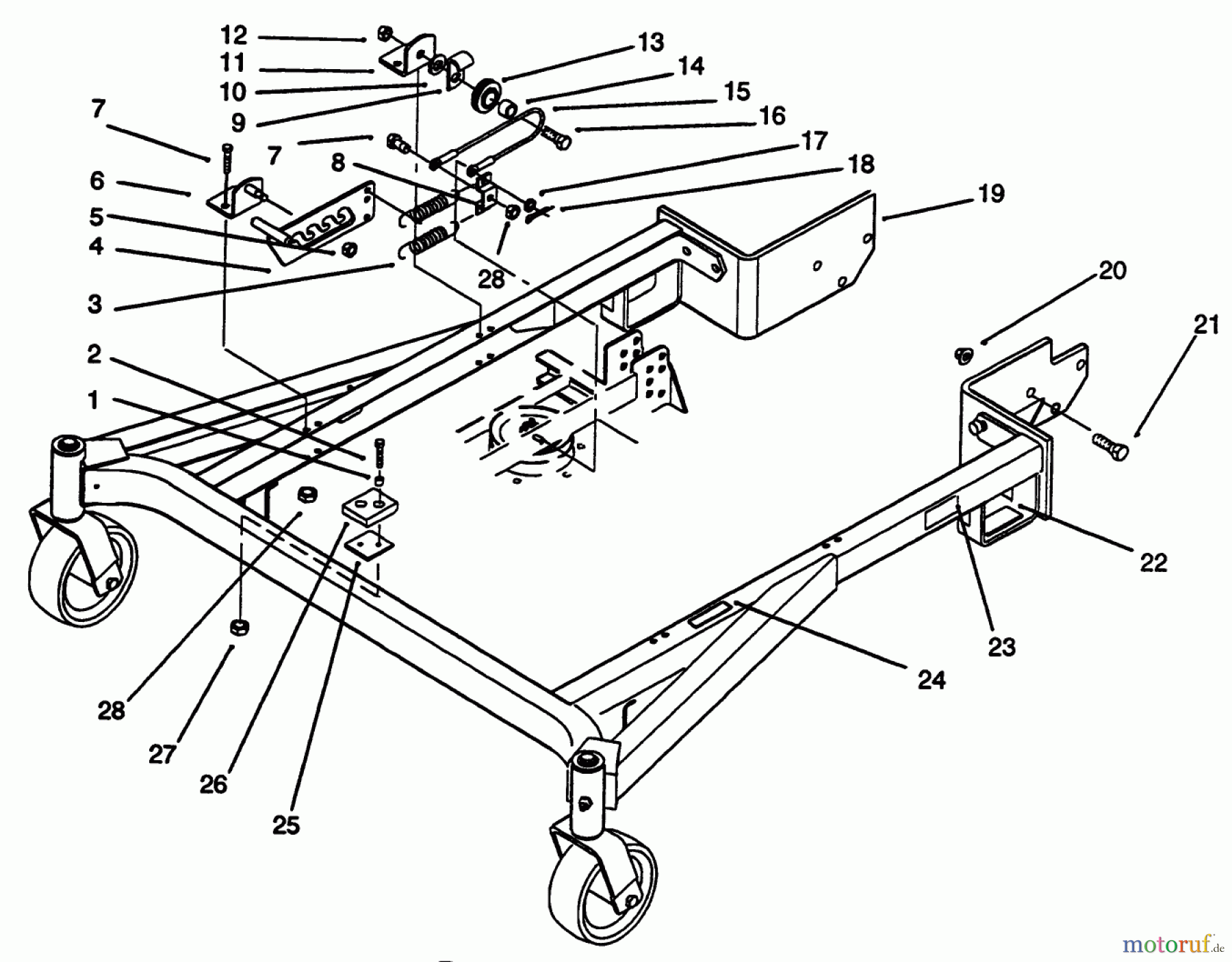  Toro Neu Mowers, Deck Assembly Only 30162 - Toro 62