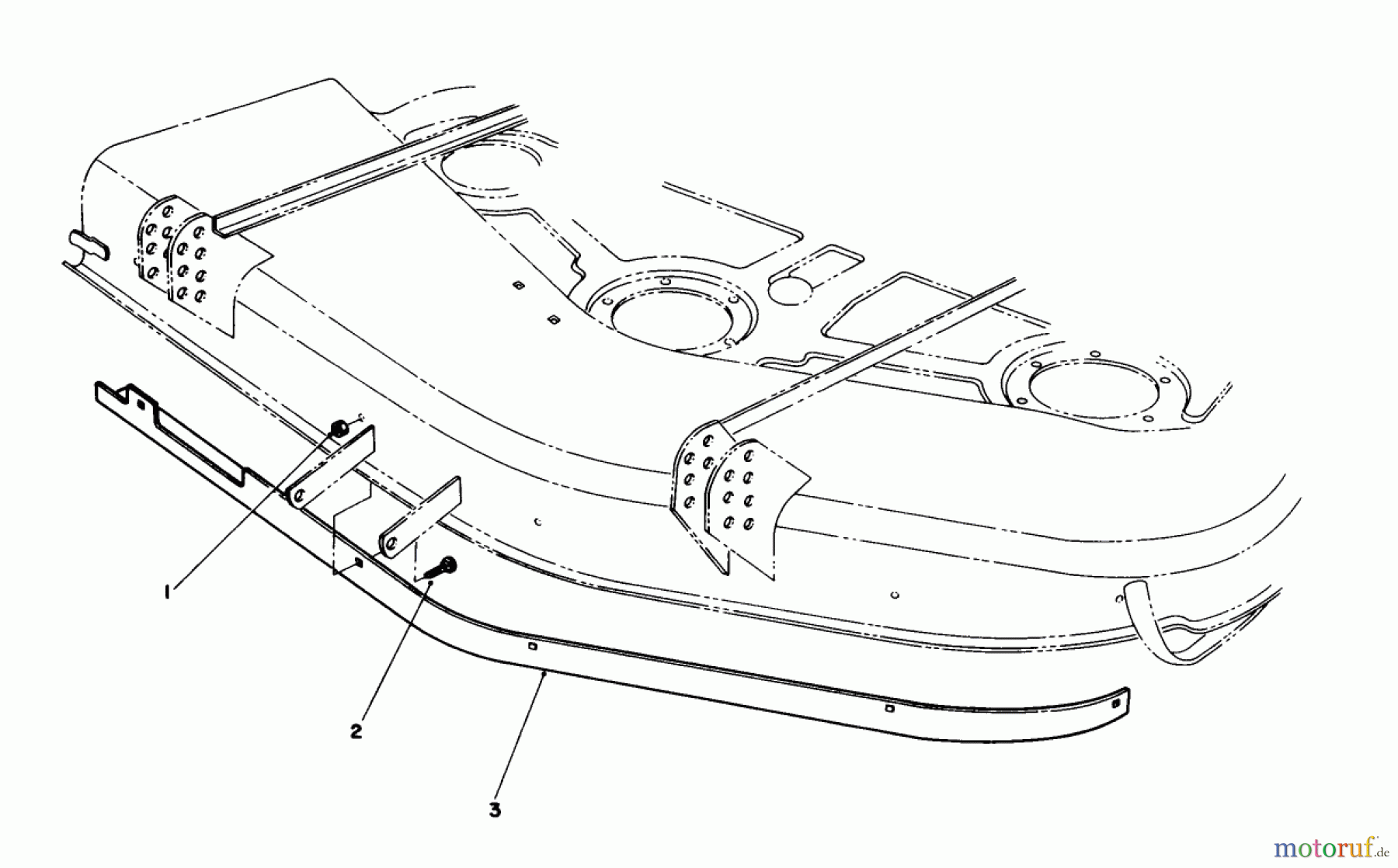  Toro Neu Mowers, Deck Assembly Only 30544 (117/120) - Toro 44