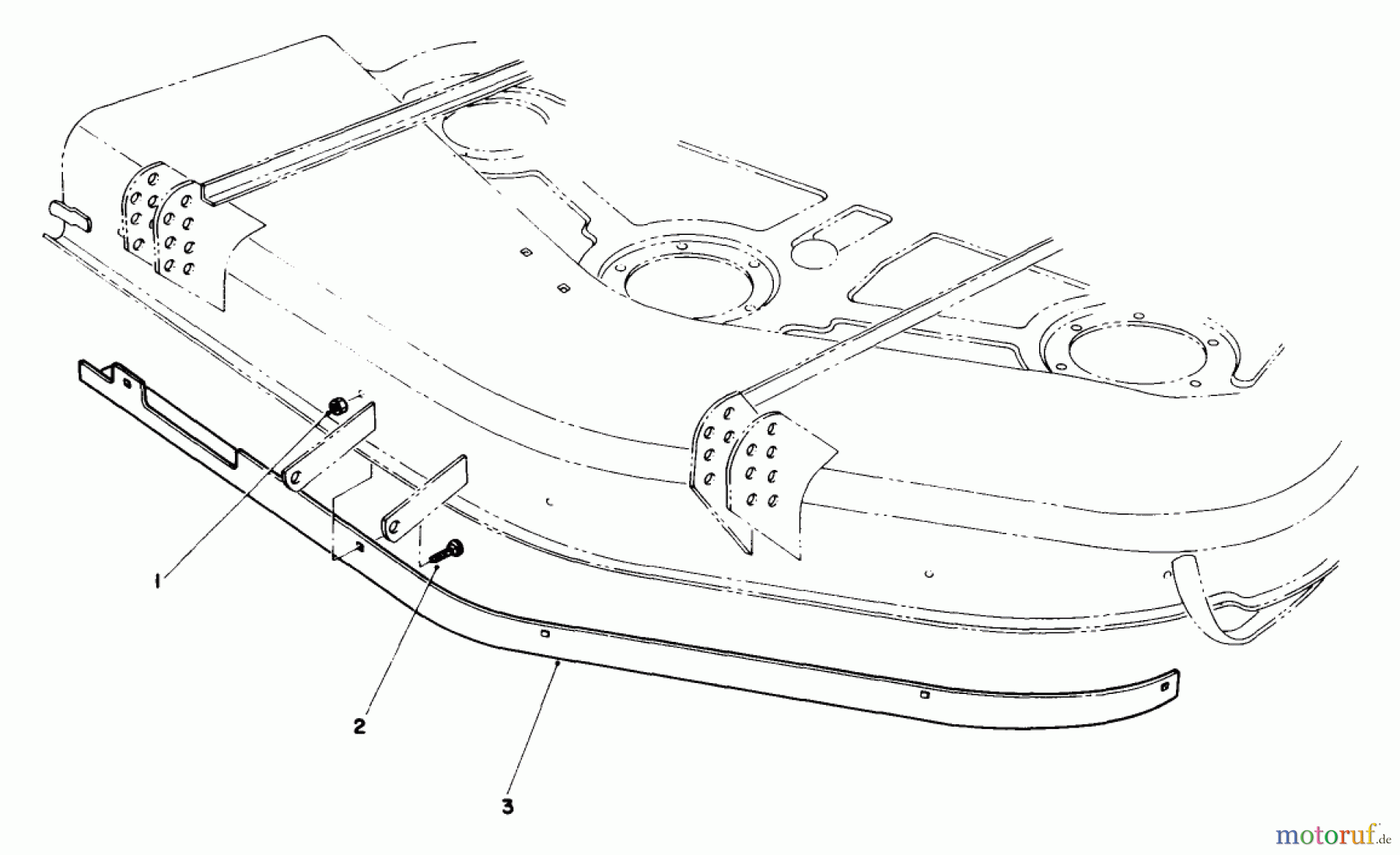  Toro Neu Mowers, Deck Assembly Only 30544 (117/120) - Toro 44