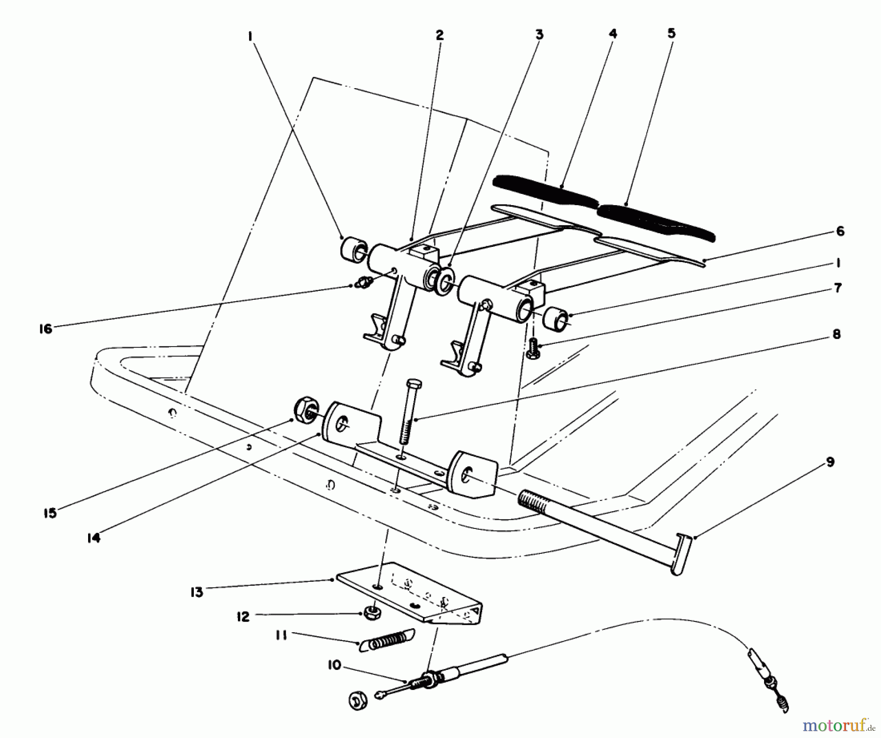  Toro Neu Mowers, Deck Assembly Only 30544 (120) - Toro 44