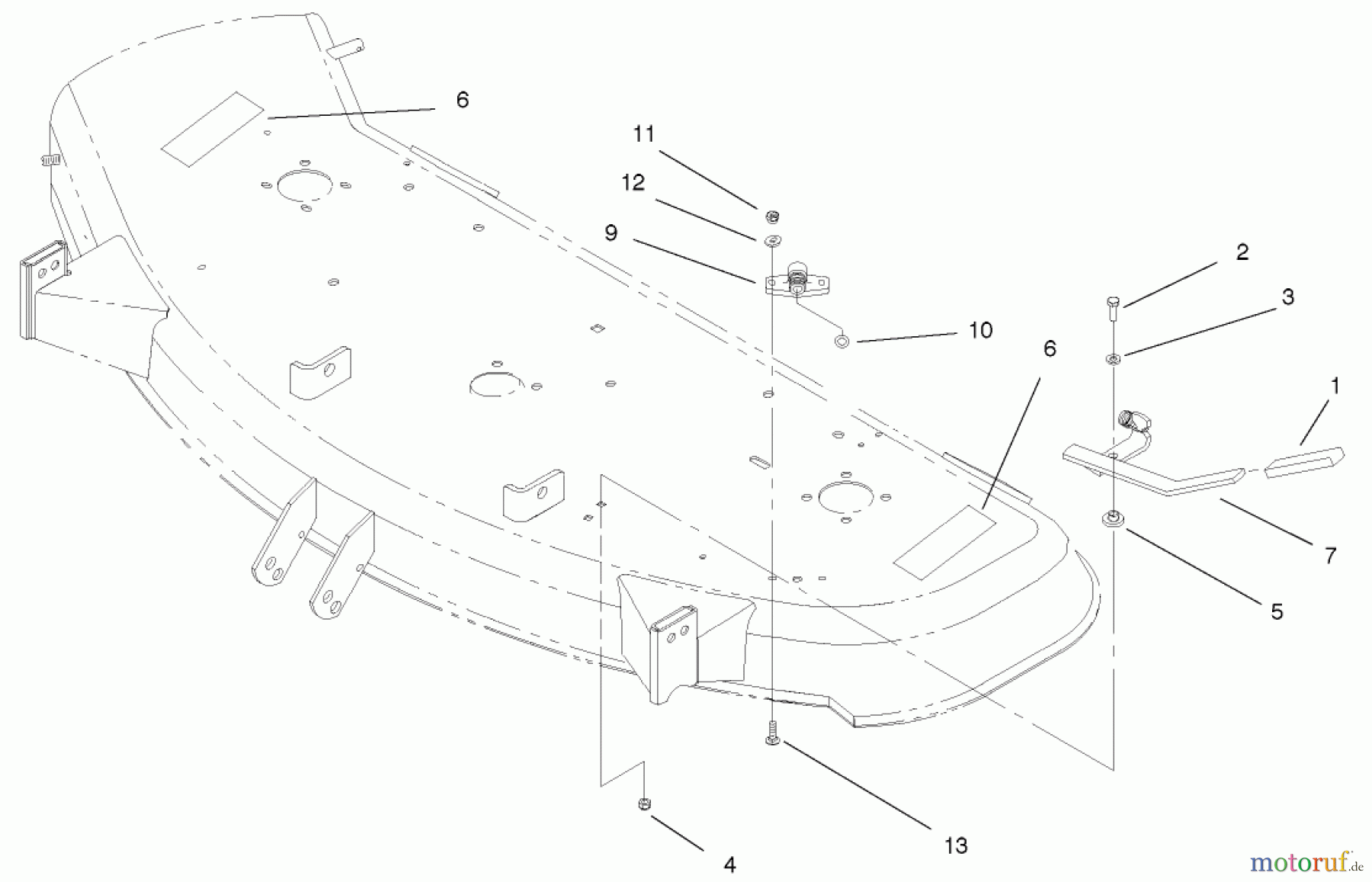  Toro Neu Mowers, Deck Assembly Only 78268 - Toro 48