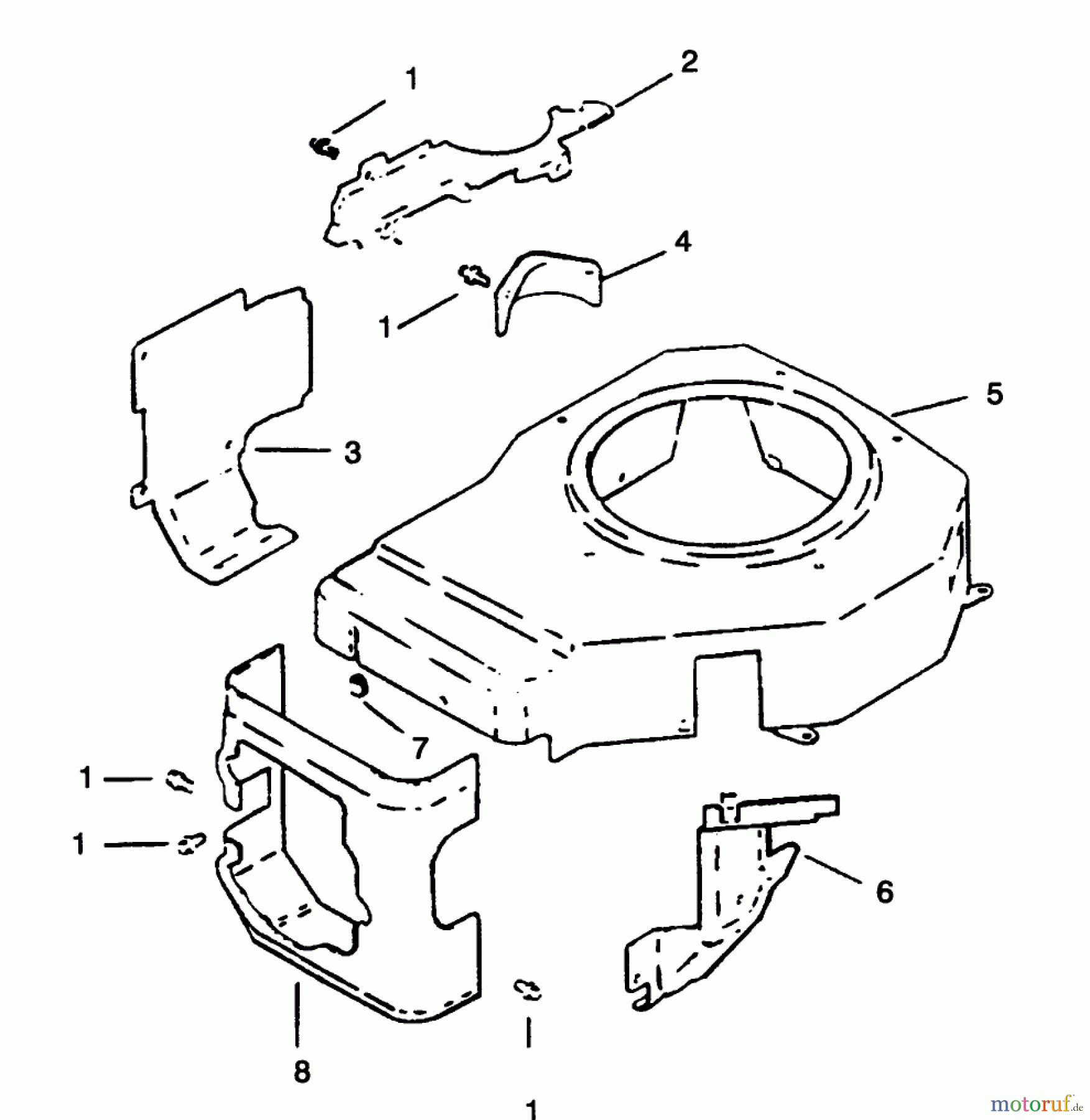  Toro Neu Mowers, Drive Unit Only 30176 - Toro Mid-Size Proline Gear Traction Unit, 14 hp, 1995 (590001-599999) ENGINE KOHLER MODEL NO. CV14 T-1412 #4