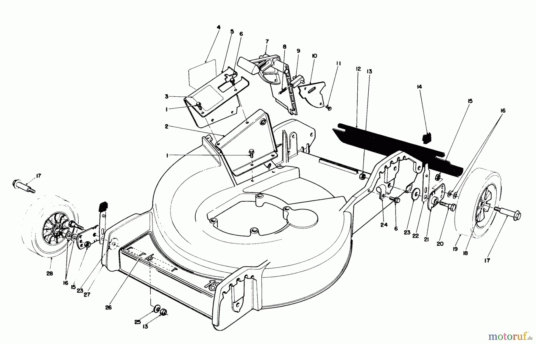  Toro Neu Mowers, Electric 20564 - Toro Electric Lawnmower, 1988 (8000001-8999999) HOUSING ASSEMBLY