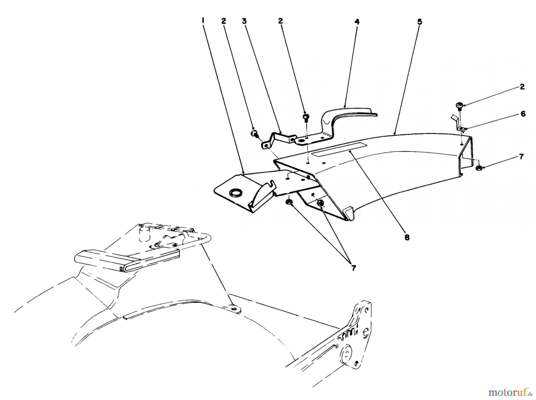  Toro Neu Mowers, Walk-Behind Seite 2 59108 - Toro Side Discharge Chute, 21