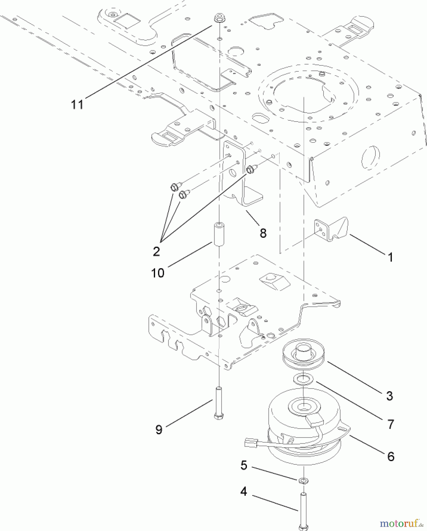  Toro Neu Mowers, Lawn & Garden Tractor Seite 1 13AP62RP544 (SL500) - Toro SL500 Super Lawn Tractor, 2007 (1B157H20701-) ELECTRIC CLUTCH ASSEMBLY