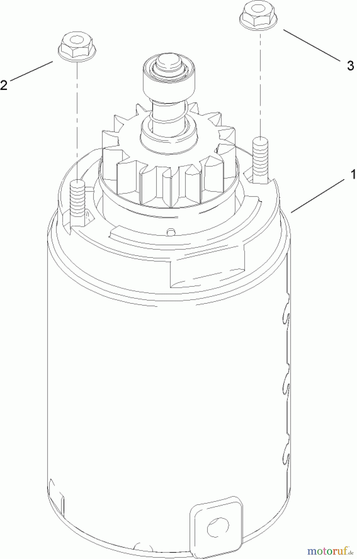  Toro Neu Mowers, Lawn & Garden Tractor Seite 1 13AX60RH544 (LX460) - Toro LX460 Lawn Tractor, 2006 (1A056B50000-) STARTING SYSTEM ASSEMBLY KOHLER SV600-0018