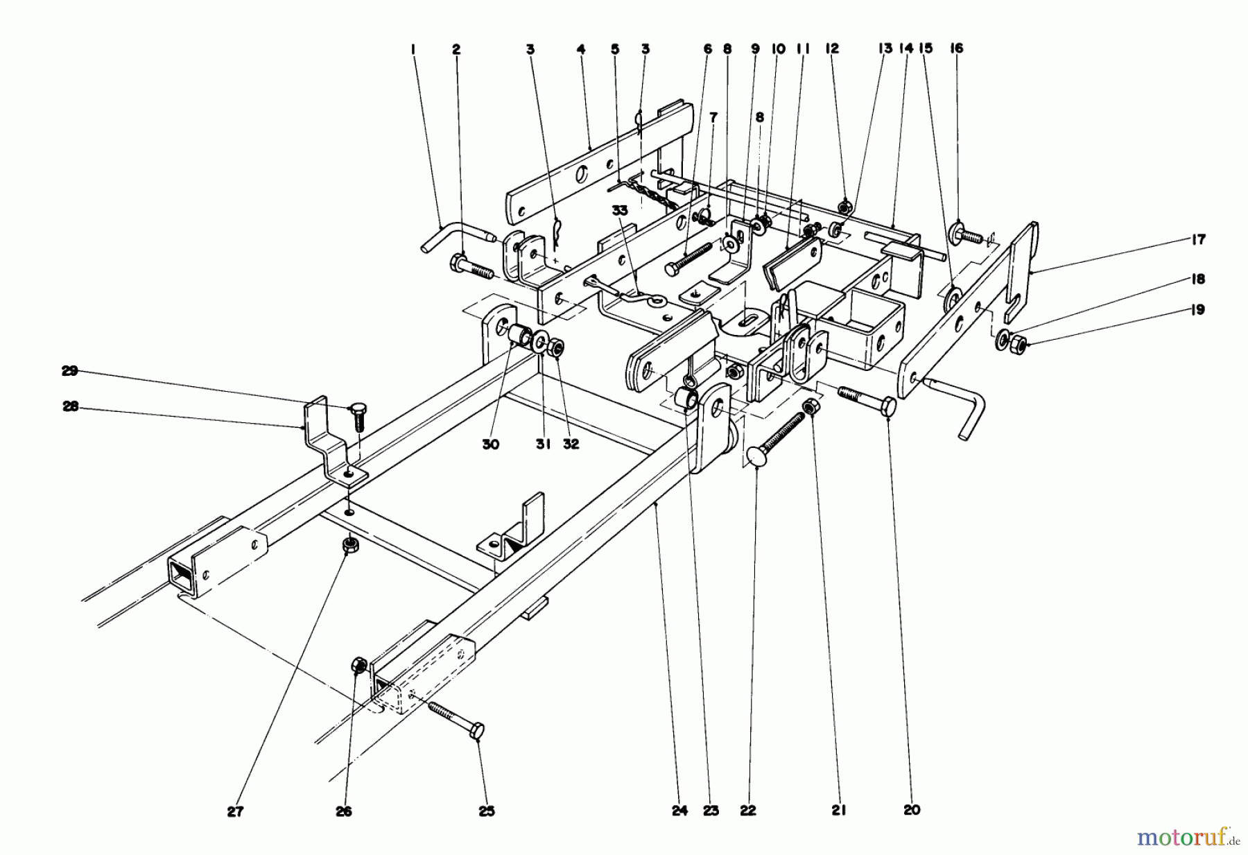  Toro Neu Mowers, Lawn & Garden Tractor Seite 1 57300 (8-32) - Toro 8-32 Front Engine Rider, 1981 (1000001-1999999) 36