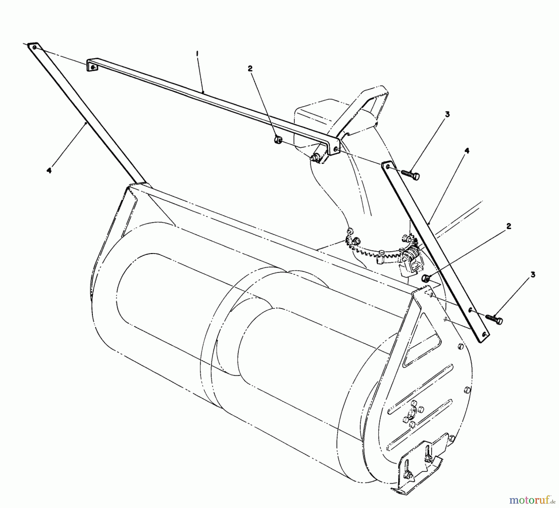  Toro Neu Mowers, Lawn & Garden Tractor Seite 1 57300 (8-32) - Toro 8-32 Front Engine Rider, 1984 (4000001-4999999) DRIFT BREAKER ASSEMBLY NO. 20-0650 (OPTIONAL)