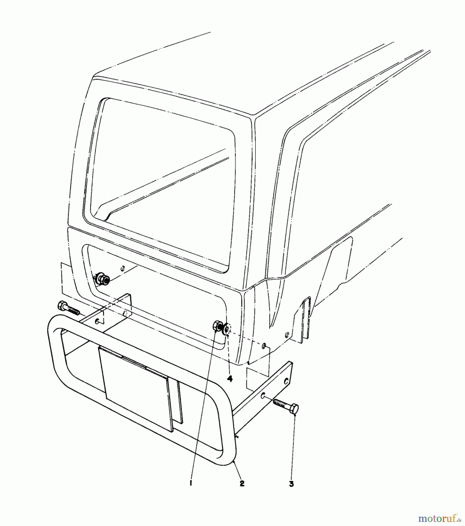  Toro Neu Mowers, Lawn & Garden Tractor Seite 1 57375 - Toro 8 hp Front Engine Rider, 1980 (0000001-0999999) EASY FILL GRASS CATCHER MODEL 59120 #2