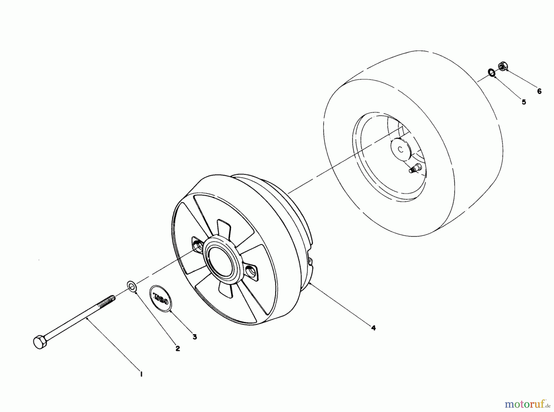  Toro Neu Mowers, Lawn & Garden Tractor Seite 1 57450 (12-32) - Toro 12-32 Lawn Tractor, 1991 (1000001-1999999) WHEEL WEIGHT KIT MODEL NO. 59159 (OPTIONAL)