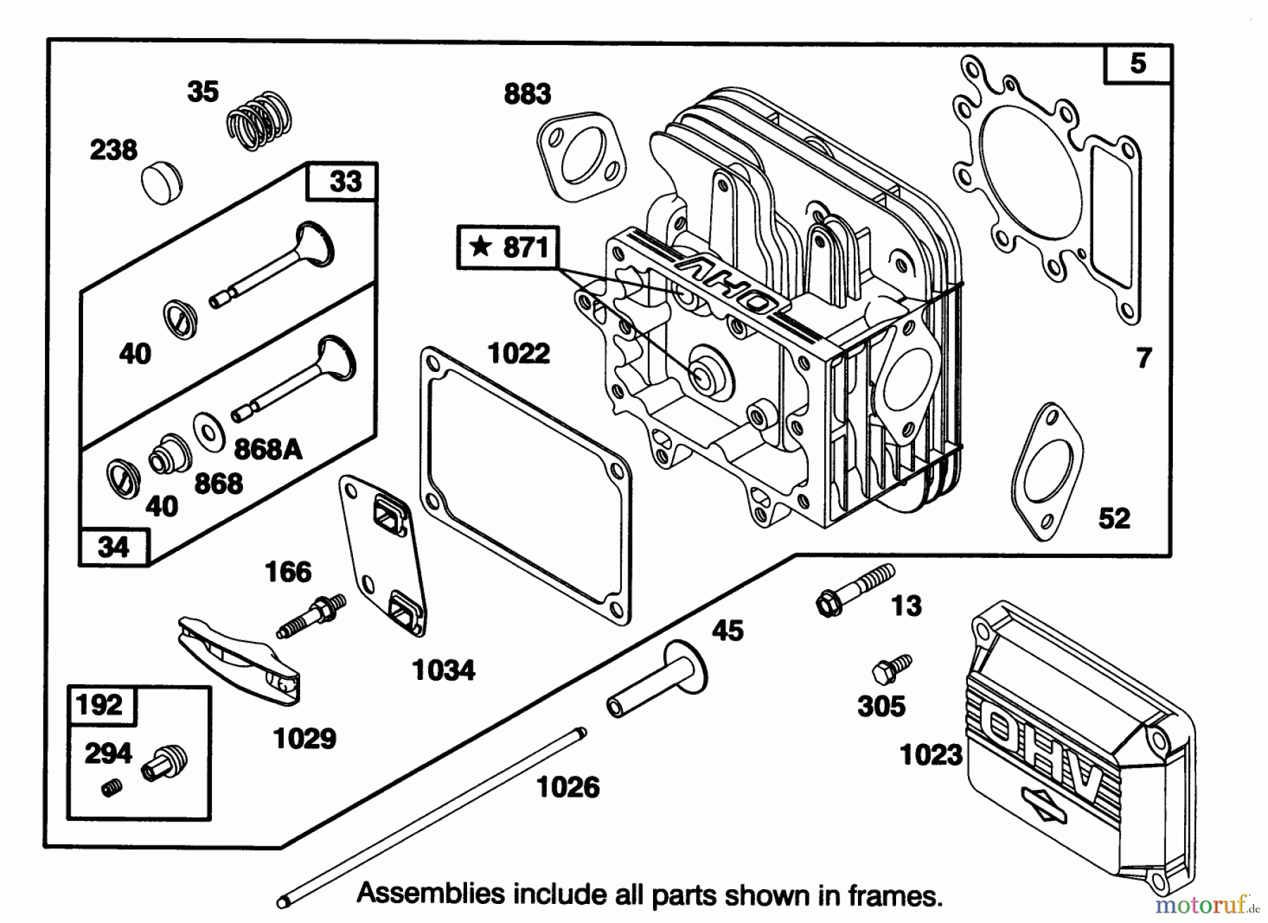  Toro Neu Mowers, Lawn & Garden Tractor Seite 1 71192 (15-44HXL) - Toro 15-44HXL Lawn Tractor, 1995 (5900001-5999999) ENGINE BRIGGS & STRATTON MODEL 28Q777-0168-01 #2