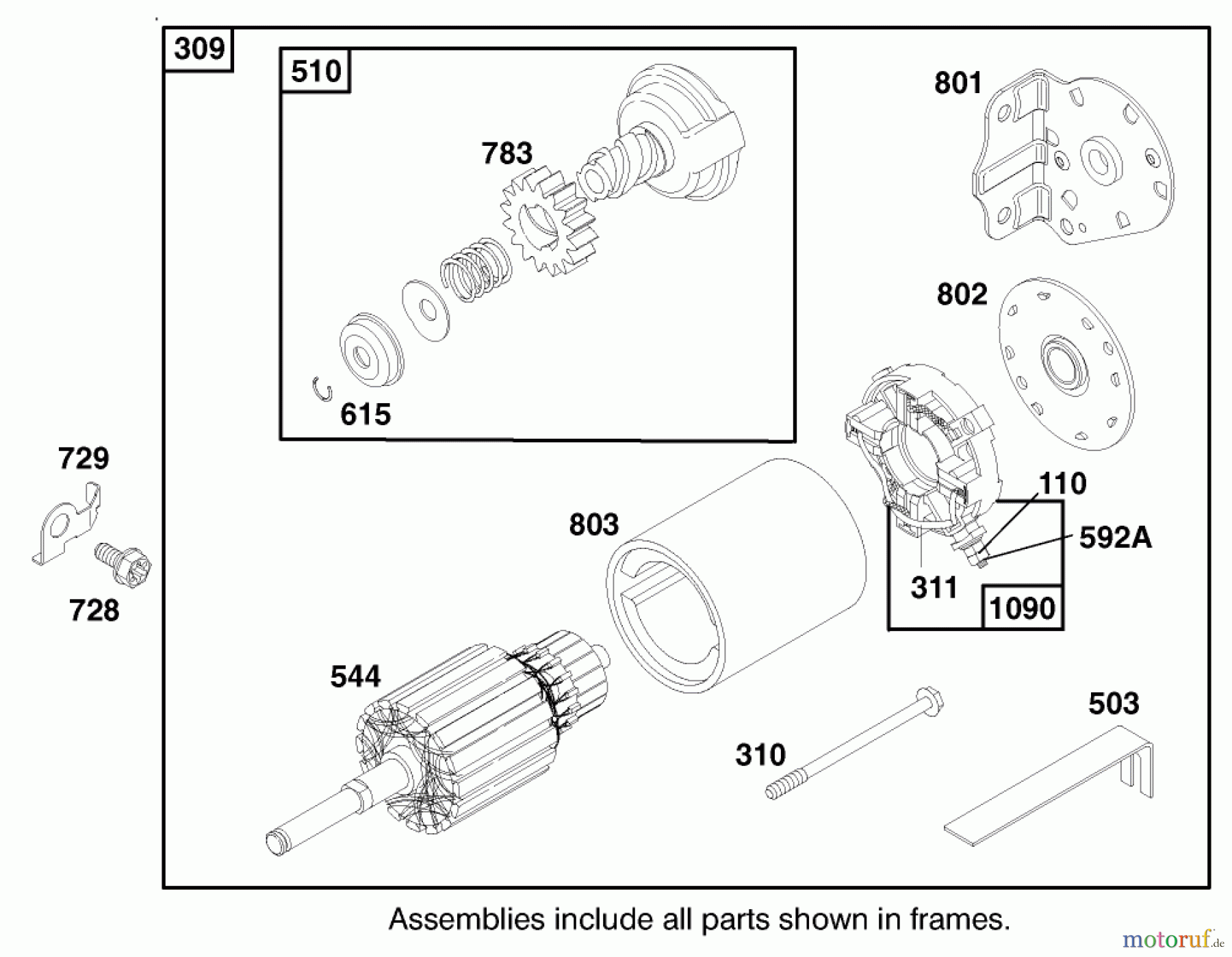  Toro Neu Mowers, Lawn & Garden Tractor Seite 1 71196 (16-44HXL) - Toro 16-44HXL Lawn Tractor, 1998 (8900001-8999999) ENGINE BRIGGS & STRATTON MODEL 28Q777-0668-E1 #8