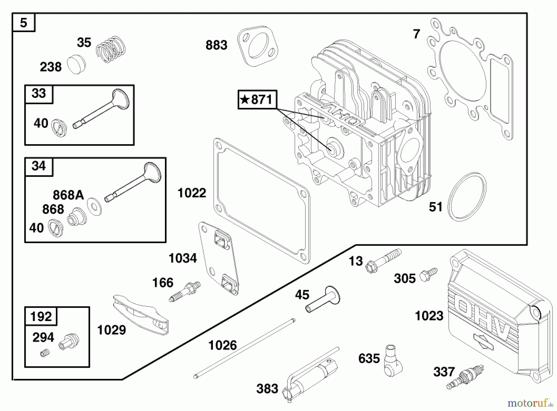  Toro Neu Mowers, Lawn & Garden Tractor Seite 1 71223 (16-38XL) - Toro 16-38XL Lawn Tractor, 2000 (200000001-200999999) ENGINE BRIGGS & STRATTON MODEL 28Q777-0690-E1 #2