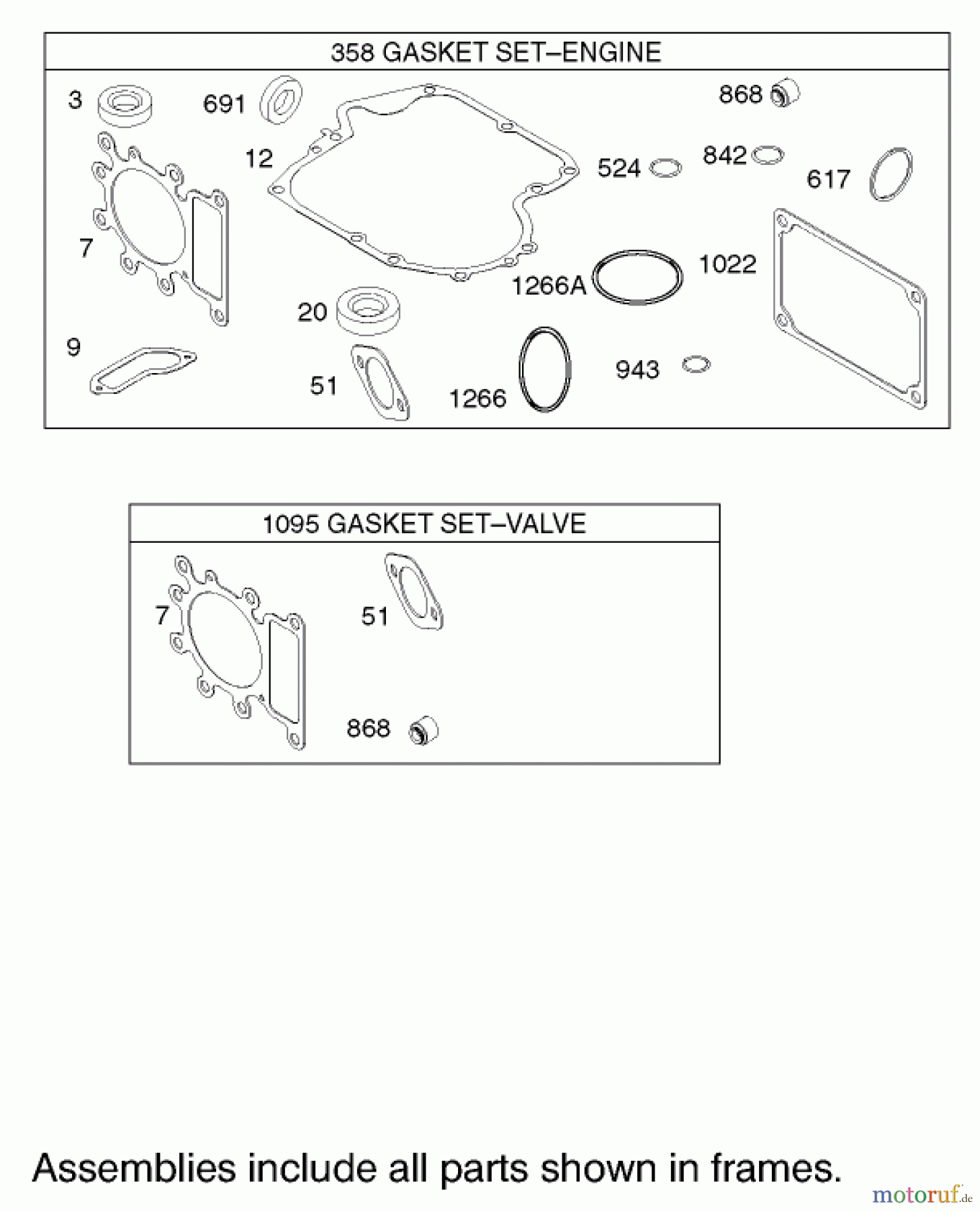  Toro Neu Mowers, Lawn & Garden Tractor Seite 1 71243 (17-38HXLE) - Toro 17-38HXLE Lawn Tractor, 2004 (240000001-240999999) GASKET ASSEMBLY BRIGGS AND STRATTON 31F777-0123-E1