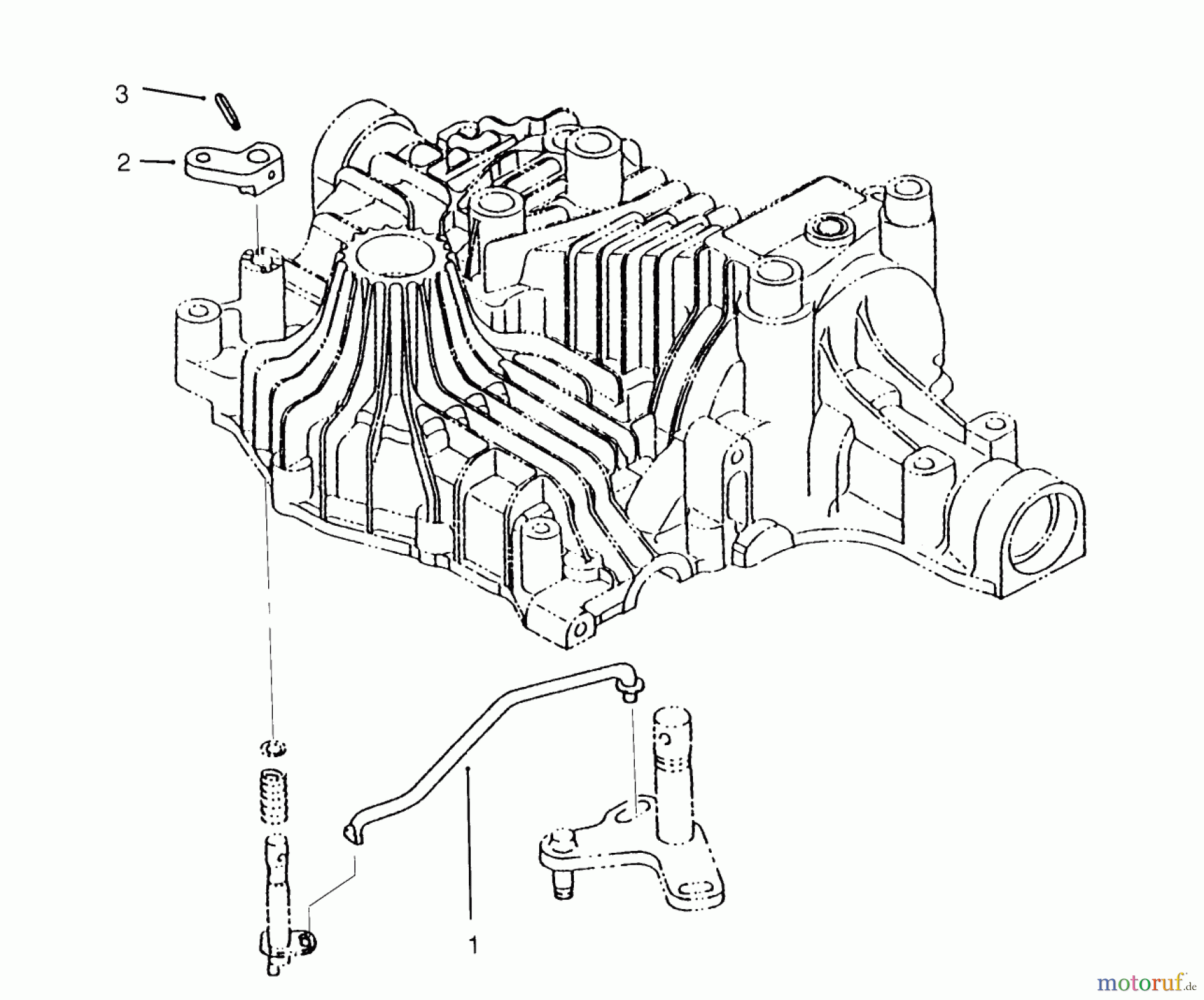  Toro Neu Mowers, Lawn & Garden Tractor Seite 1 72103 (268-H) - Toro 268-H Yard Tractor, 1995 (5900001-5900600) BYPASS RETURN