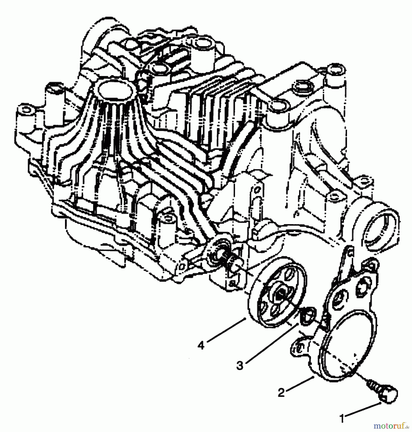  Toro Neu Mowers, Lawn & Garden Tractor Seite 1 72064 (265-H) - Toro 265-H Lawn and Garden Tractor, 1996 (6900001-6999999) BRAKE