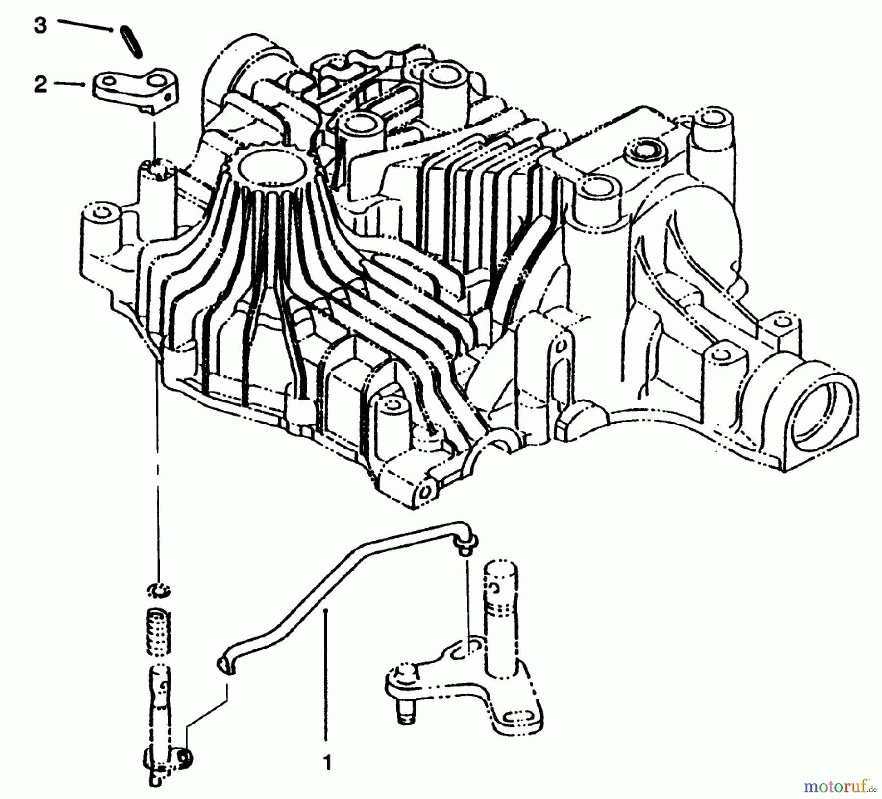  Toro Neu Mowers, Lawn & Garden Tractor Seite 1 72064 (265-H) - Toro 265-H Lawn and Garden Tractor, 1996 (6900001-6999999) BYPASS RETURN